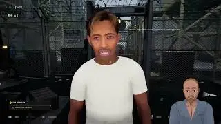 paranoid checkpoint guard yelling at the infected