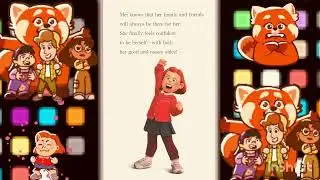 Turning Red Disney Pixar movie Read -Along Aloud stories | #turningred