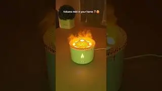 A mist eruption you need 😍 #volcano #aromatherapy #diffuser #essentialoils #scents #roomdecor #air