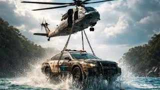 This Police Car Was Lost Underwater for Years&hellip; Helicopter Rescue & ASMR Restoration
