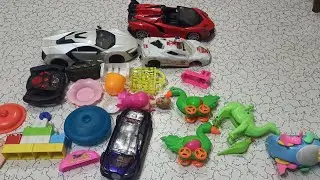 Guria and Bablu Toys play with Guria toy tv car bus truck jcb play and fun part 75