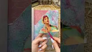 ASMR journal Abby from Saja Boys Kpop Demon Hunters💖🎤✨🎶 🌽🍿🎬|#asmr #scrapbooking #diy #kpop