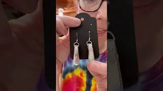Making earrings from two small spoons! #silverware #upcyclejewelry #diyearrings #upcycle #estatesale