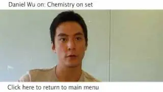 Daniel Wu on: Chemistry on set