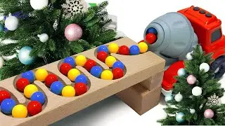 🎄🎅🎁⛄🔴Christmas Marble Run ASMR Race!🎄 Satisfying HABA Slope Run | No Talking