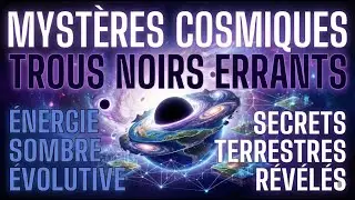 Les Myst&egrave;res Cosmiques : Trous Noirs Errants et &Eacute;volution de l'&Eacute;nergie Sombre