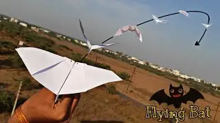 Paper Boomerang BAT Plane | How To Make A Plane Fly Like A Bat | Boomerang Plane - origami