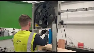 How to Change and Fit a New Blade on Your Industrial Bandsaw