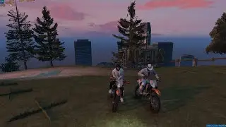 barode en moto sur GTA RP