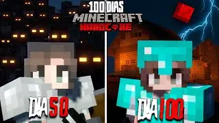 EU SOBREVIVI 100 DIAS EM UM APOCALIPSE ZUMBI NO MINECRAFT HARDCORE #3 - NOVOS AMIGOS