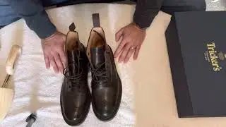 Trickers Stow boots in expresso