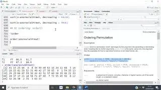Sorting, Ordering and Ranking Observations in R