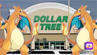 She pulled a CHARIZARD!! out of a DOLLAR TREE pack - Pok&eacute;mon cards opening