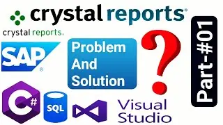 [01] | Crystal Report Problem and solution | crystal report viewer can't work in the form