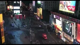 Timelapse 30min to 1min - Times Square, NYC 2013 - WEBCAM 2013-03-31