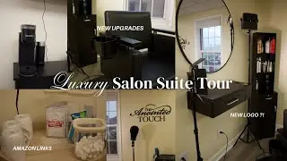 Luxury Salon Suite Tour | Amazon Links Included 🔗