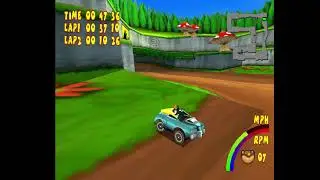 Woody Woodpecker Racing - Individual Levels - Quarry with Buzz Buzzard