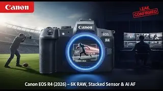 Canon EOS R4 (2026) - 6K RAW, Stacked Sensor & AI AF!