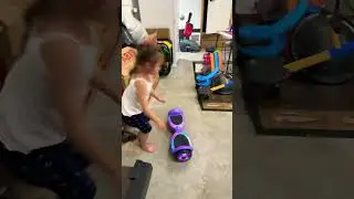 Amazing Cute Girls Riding Hoverboard Adventure! #shorts #hoverboard #fun #girls #kids #playing