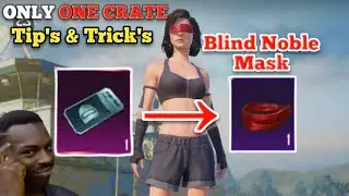 95% Working 😮 Tips and tricks to get blind Noble Mask form supply Crates✓ | Red Eyes Mask Pubg