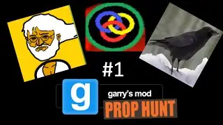 JOIN THE CROW RACE! | Gmod PROP HUNT #1 | QuadRings Gaming