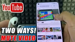 how to mute youtube video on phone? | 2 Ways!