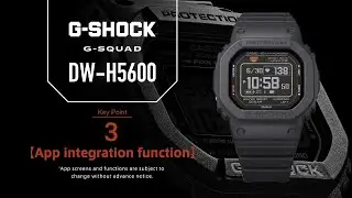 📣Совет 3 💪 Функция интеграции приложения DW-H5600 G-Shock 3516 G-SQUAD &mdash; простое руководство 🤗