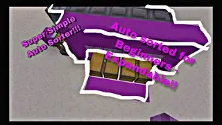 SUPER SIMPLE Auto Sorter Minecraft 1.14!!