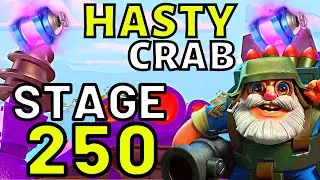 Boom Beach⚓ HASTY MEGA CRAB STAGE 250 | SOLO | Bombardier + Tank Attack Strategy | Bane