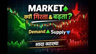 DEMAND & SUPPLY  | STOCK MARKET KYU BADHTA-GIRTA HAI | BASIC KNOWLEDGE OF STOCK MARKET |