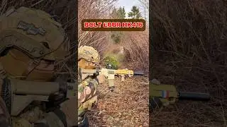 HK416 EBBR BOLT full custom 🔥 Real recoil #Airsoft#HK416 #EBBR#Bolt#Recoil#Custom#Shorts#army