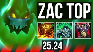 ZAC vs ILLAOI (TOP) | KR Diamond | 25.24