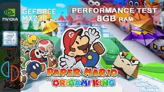 Paper Mario: The Origami King On MX230 - YUZU emulator Switch For PC - 8gb RAM