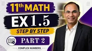 11Th Class Math New Book 2025 PCTB || Chapter 1 Exercise 1.5, Part 2