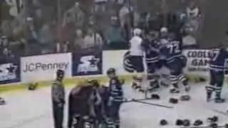 Clark vs Lacroix and Potvin vs Hextall Nov 10, 1996