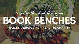Book benches &ndash; ART PROJECT for a charitable cause