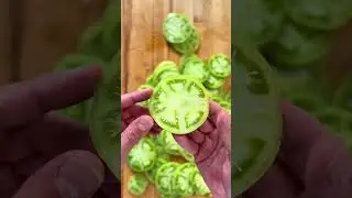 This is what you should be doing with your green tomatoes #tomato #pickles