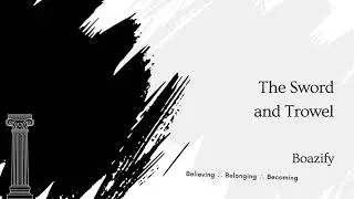 Sword and Trowel | A Powerful Poem of Faith, Brotherhood & Inner Awakening ✝️🔨
