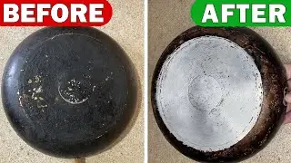 How to Clean Bottom of Pan and Pot | Pan Cleaning Hacks