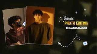 Asthetic Golden Hour Photo 🌸 Editing Tutorial  | How To Edit Golden Hour Photo in gamini 