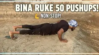 Non Stop 50 Push-Ups 😳 | Strength Test | The Aakash Sharma | #fitness