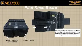 PKB-500 |  PILOT CHECKLIST KNEEBOARD | By Metasco