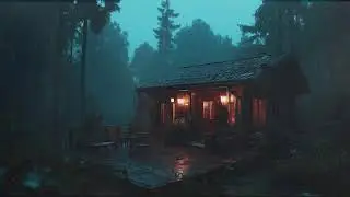 Violent Heavy Rain and Thunder Sounds That End Insomnia Naturally Tonight