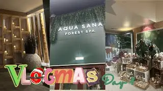 Spa Day at Aqua sauna, Winter wonderland and Black Friday Shopping Haul |Vlogmas Day 4 | Itsemgeee
