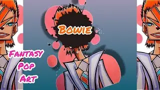 David Bowie/ Illustration/ Fantasy Pop Art