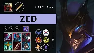 Zed Mid vs Lissandra - KR Diamond Patch 26.01