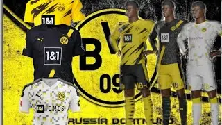 Borrusia Dortmund kits and logo of 20/21 for DLS 21