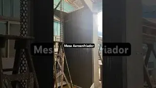 Mesa #Aeroenfriador Terminada. #aluminum #manufacturing #hechoenchile #music #radiator #aircooler