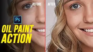 How To Use Oil Paint Action In Fotofiller Software