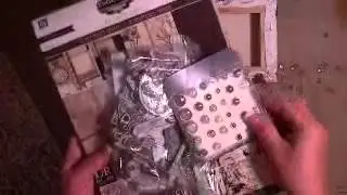 Prima Engraver Altered Canvas Book